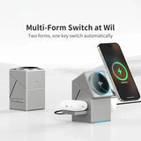 3-in-1 Qi2 Wireless Charger for iPhone, AirPods & iWatch
