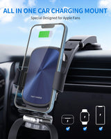 3 in 1 Wireless Car Charger for iPhone AirPods & Apple Watch