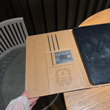 Luxury Monogram Leather iPad Case | Flip Folio + Kickstand + Card Slots