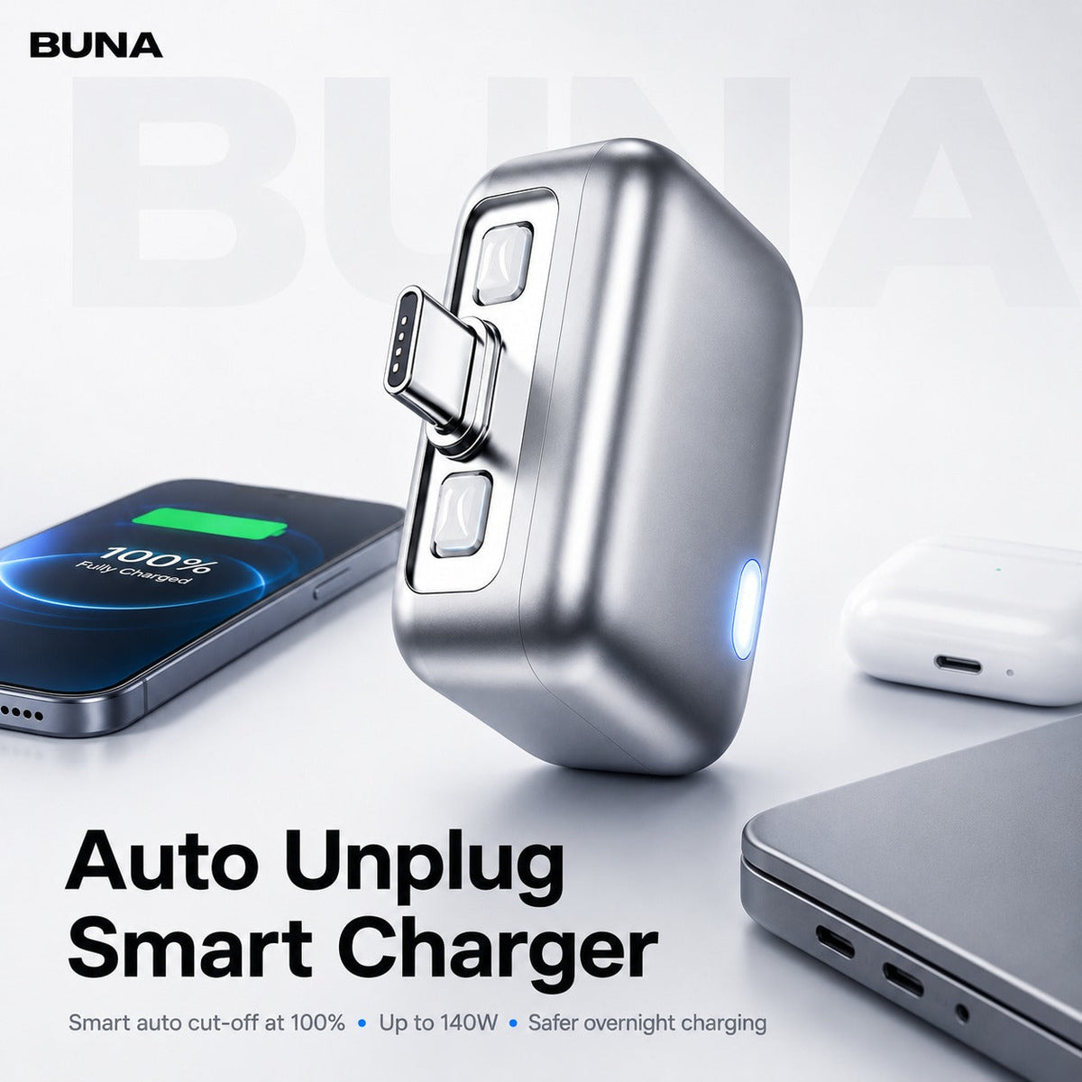 Smart AI Charging Protector | Auto-Disconnect