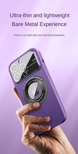Premium Magnetic Lens Shield MagSafe iPhone Case with Elegant Design