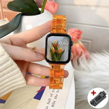 Resin Rainbow Strap for Apple Watch Series