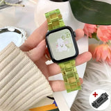 Resin Rainbow Strap for Apple Watch Series