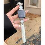 Metal Leather Strap for Apple Watch