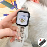 Resin Rainbow Strap for Apple Watch Series