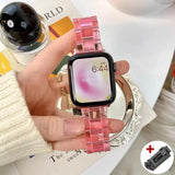 Resin Rainbow Strap for Apple Watch Series