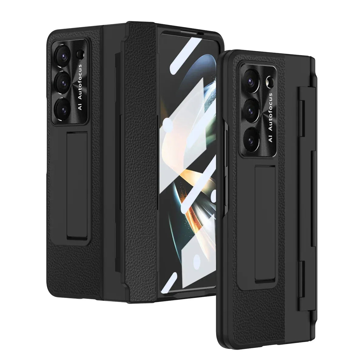 BEIPHONE™｜Plating Leather Stand Case for Samsung Galaxy Z Fold 6