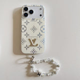 Crystal Monogram Case — Clear Elegance with a Sparkling Touch
