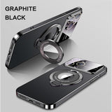 Large Window Folding Stand Holder Magsafe Case for iPhone