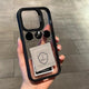 Metal Ring Lens Protector Phone Case for iPhone