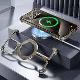 Natural Titanium Frameless Case for iPhone