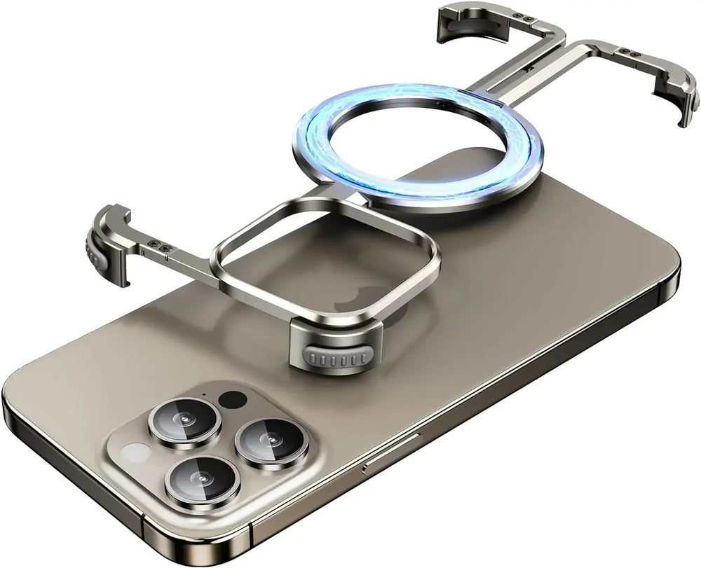 Natural Titanium Frameless Case for iPhone